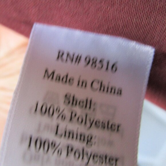 Cold Water Creek women's size L, Maroon Ultra Suede jacket, long sleeves, lined - Picture 5 of 16